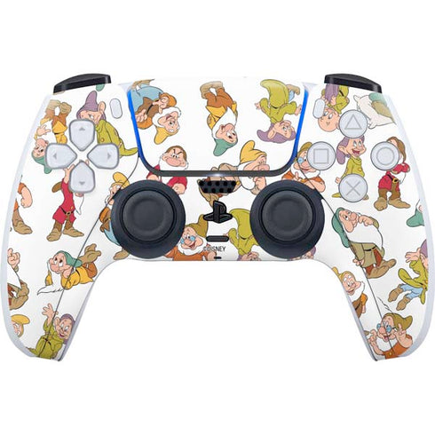 Disney Snow White Dwarfs Pattern PS5 Controller Skin